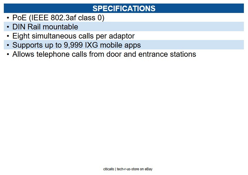 Aiphone IXGW-TGW IXG Cloud Gateway Adaptor with Sim Card