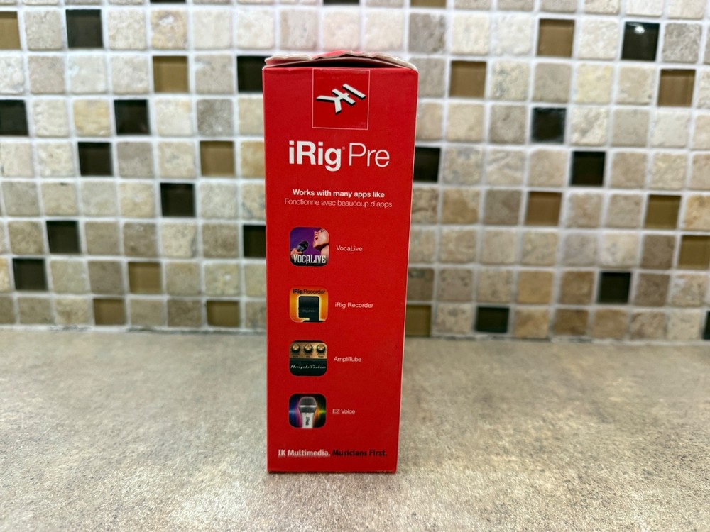 IK Multimedia iRig Pre Microphone Interface (For iPhone, iPod Touch, iPad)