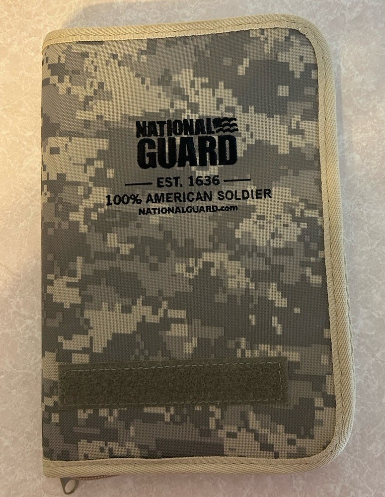 National Guard Digital Camo Folder/Binder/Organizer