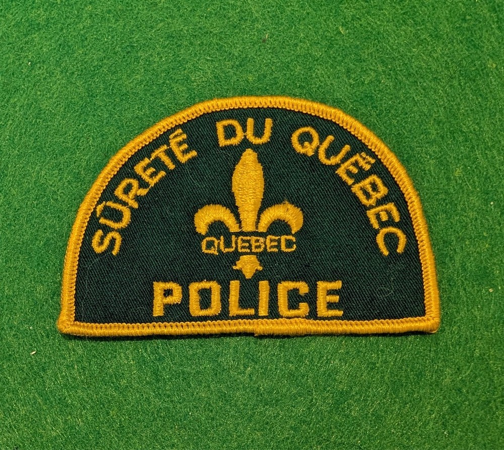 Vintage Sûreté du Québec -  uniform shoulder patch