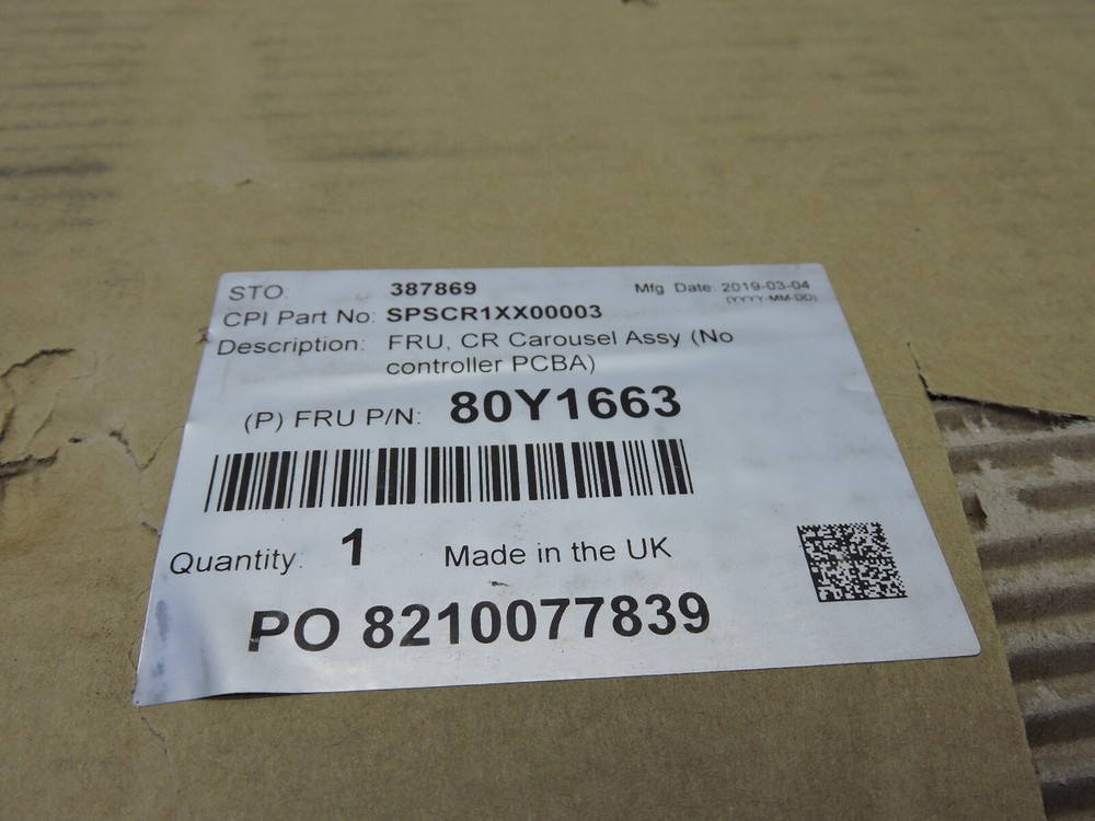 IBM Toshiba 4888-E11 Self Checkout Feed Carousel 80Y1663 - READ