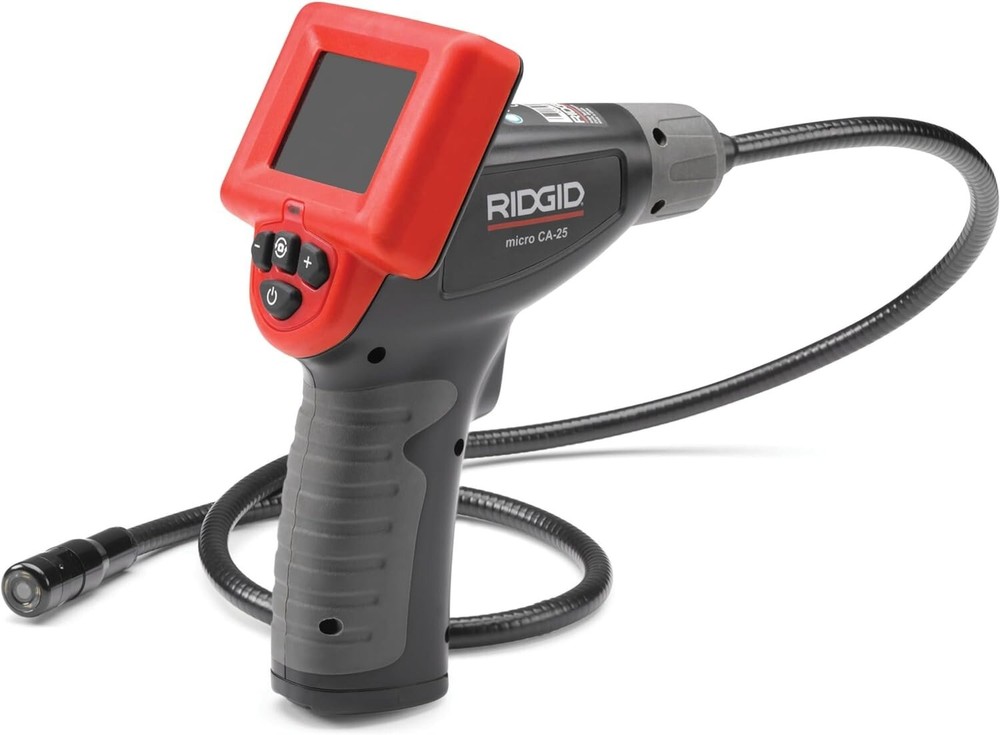 RIDGID 40043 Micro CA-25 Hand-Held Inspection Camera with 4' Cable, Borescope,