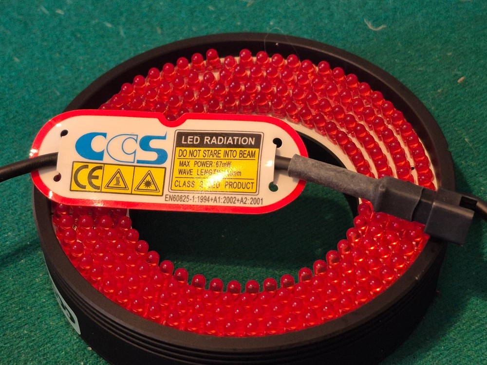 NEW LDR2-90RD2 LIGHT RING SOURCE RED 12V 9.5W