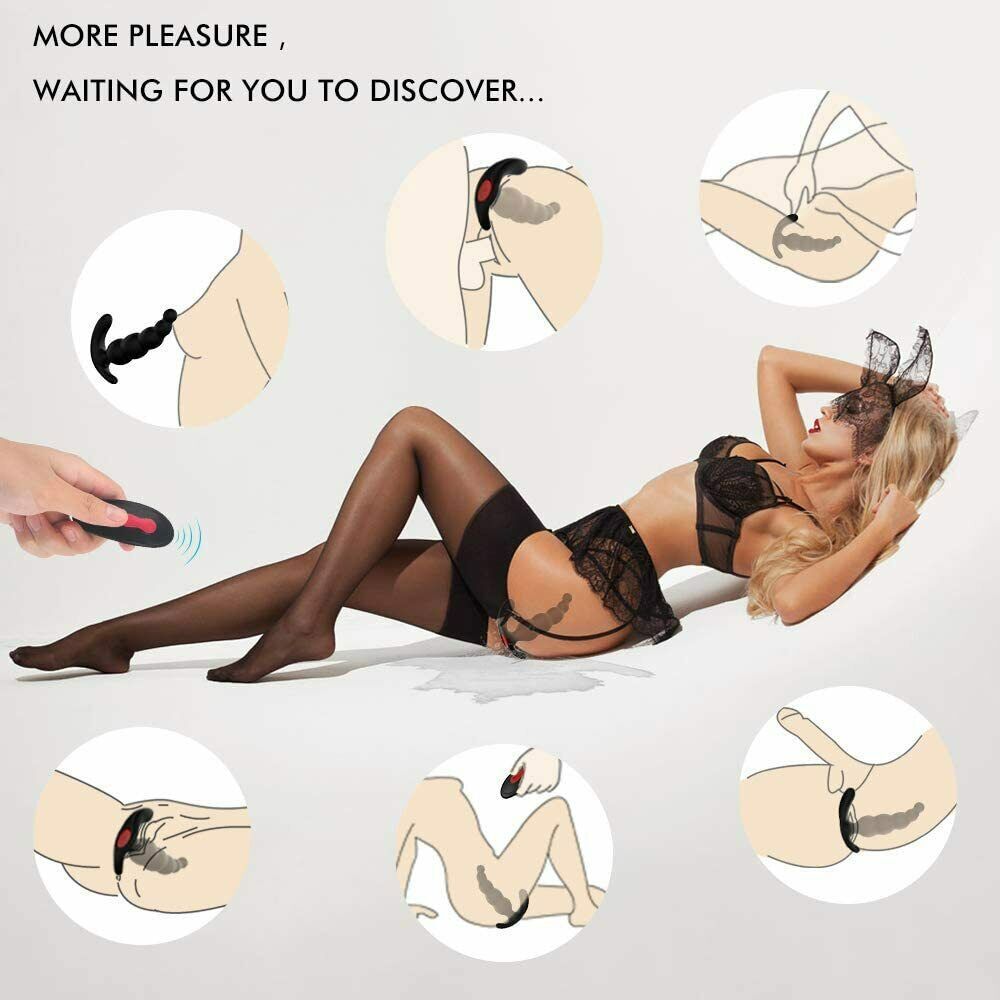 Vibrating Wave Anal Dildo Male Prostate Massager Vibrator Sex Toys for Men Women