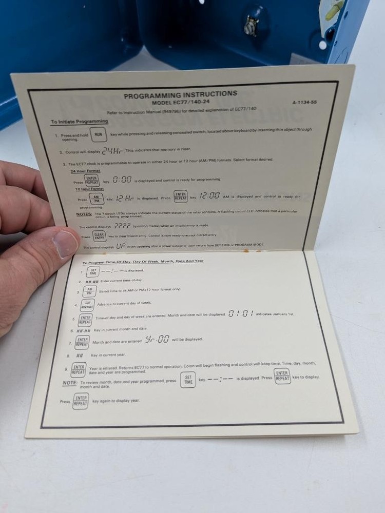 Paragon Ec77/140-24 Programmable Timer/Counter Control - Untested