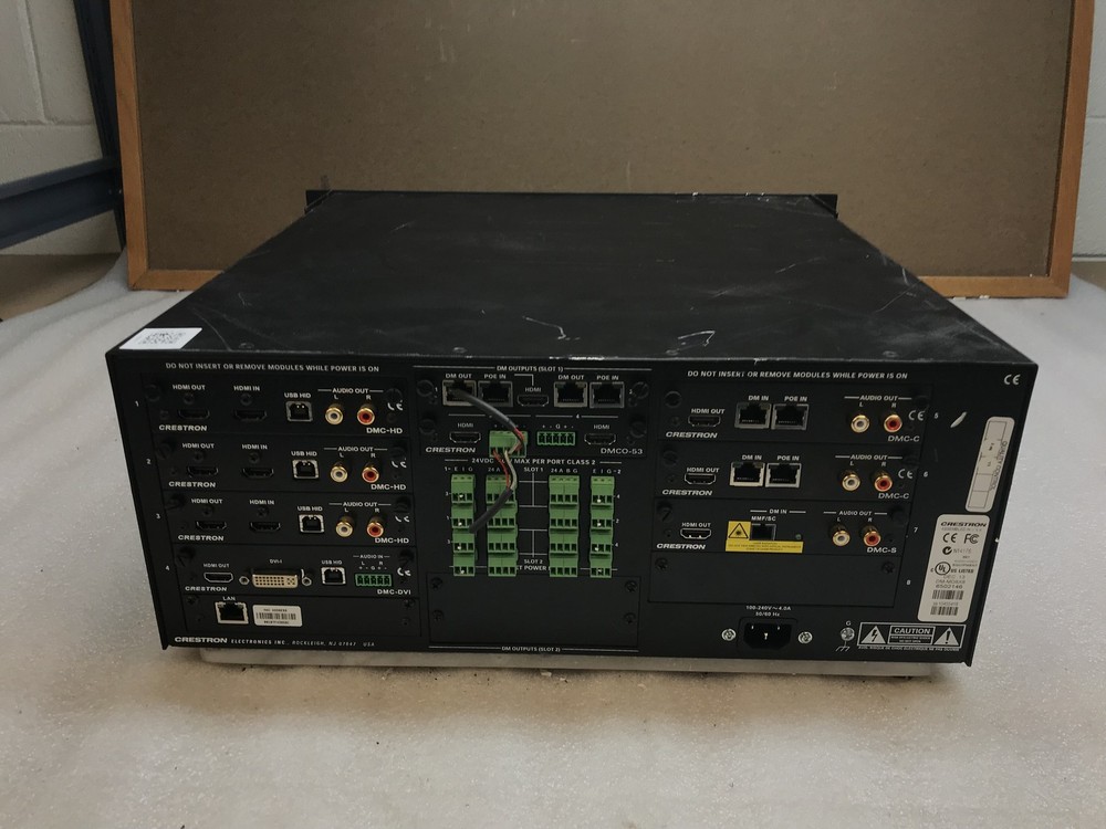Crestron Universal Digital Media Switcher DM-MD8X8 Tested & Functional