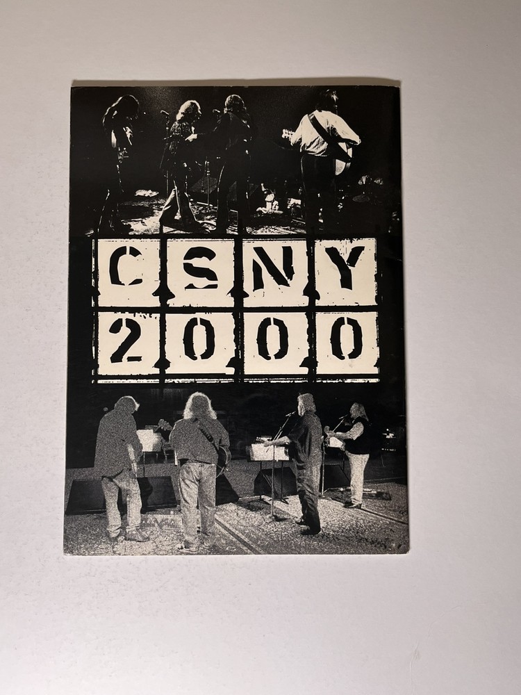 Crosby Stills Nash & Young Programme Original Neil Young World Tour Circa 2000