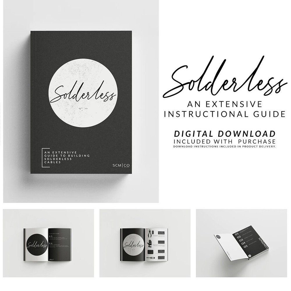 10 Pack | George L's .155 Right Angle Solderless Cable Plugs