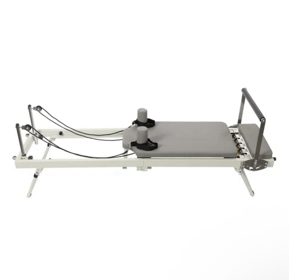 Foldable Pilates Reformer Machine for Home Gym Workout