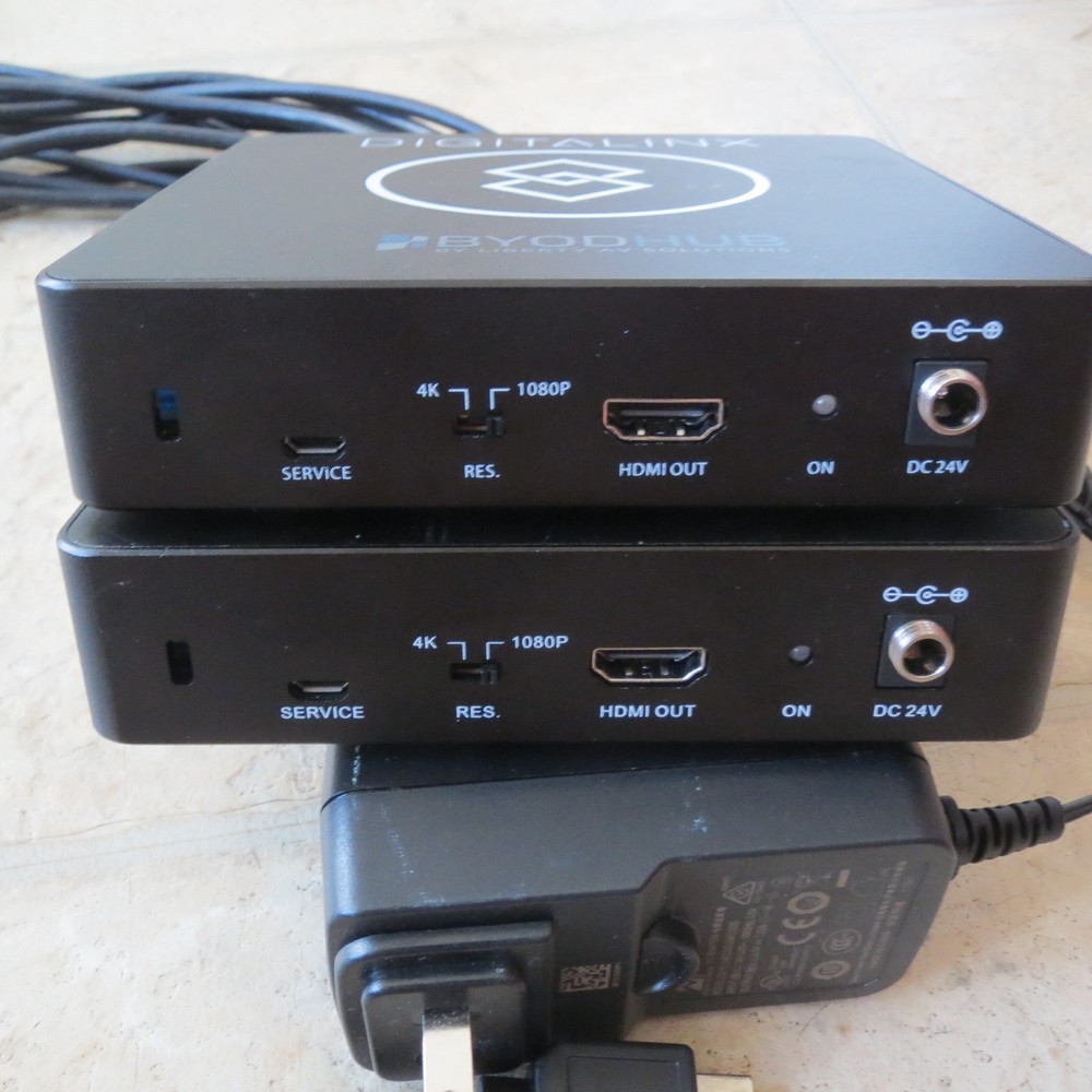 DigitaLinx BYOD-HUB-UT 6x1 Multi Format Connection Hub Video/Audio Switch, x2pc.