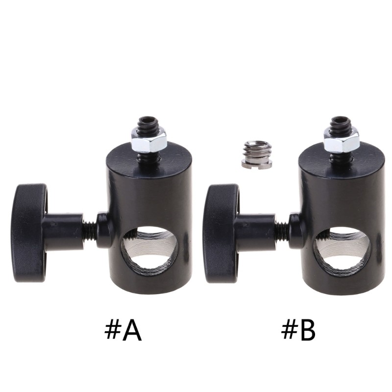 Speedlight 3/8 Inch Stud To 1/4 Inch Thread Mount Bracket Adapter Photo Studio