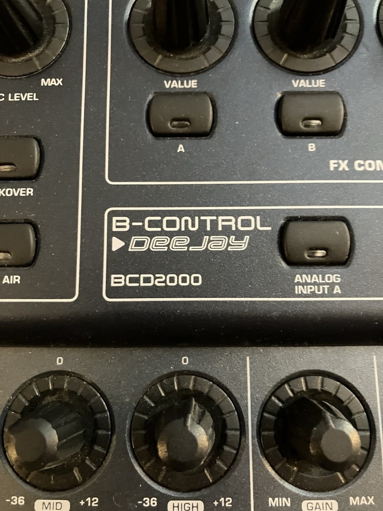 Behringer Dj Controller BCD2000 USB MIDI Working
