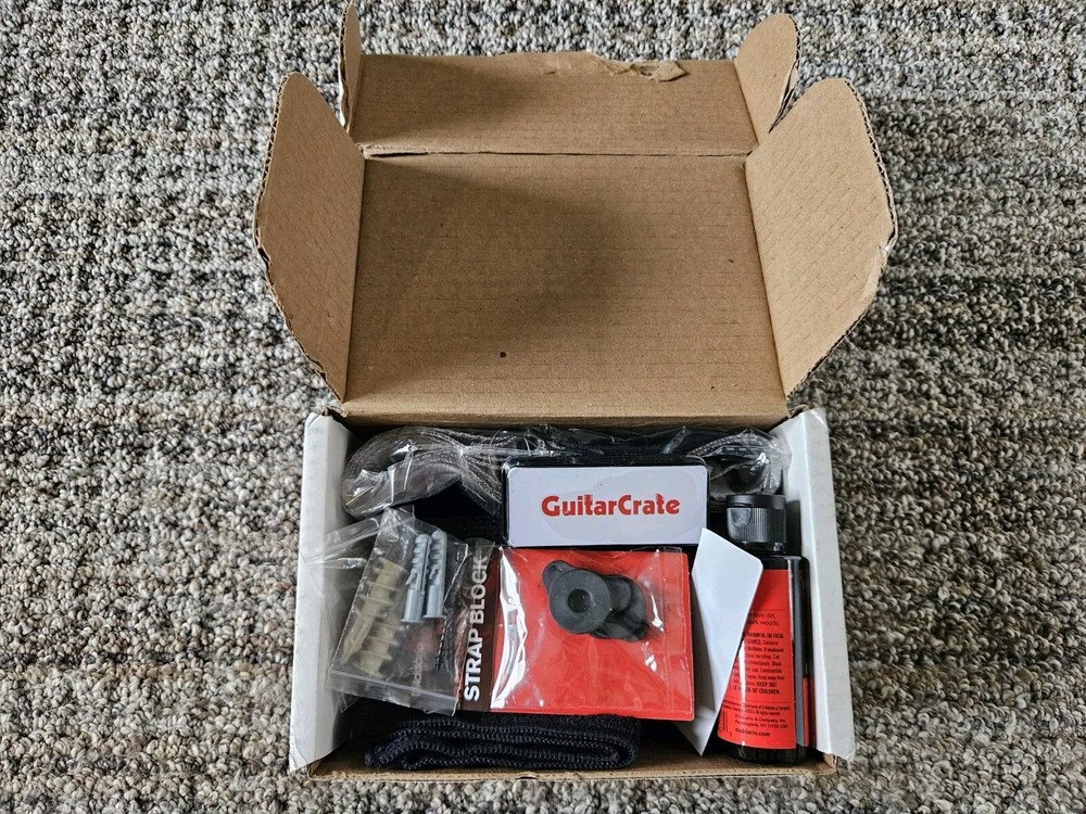 Guitar Crate Accessories Box