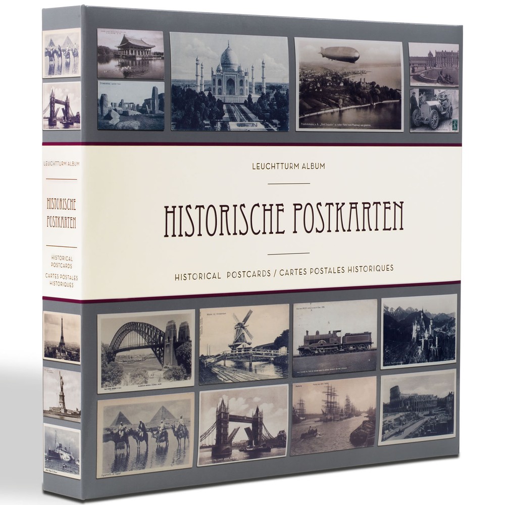 Lighthouse Postcard Album For 600 Historical Postcards 50 Bound Sheets