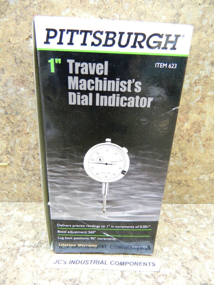 PITTSBURGH Dial Indicator  623   .001 X  1" Stroke