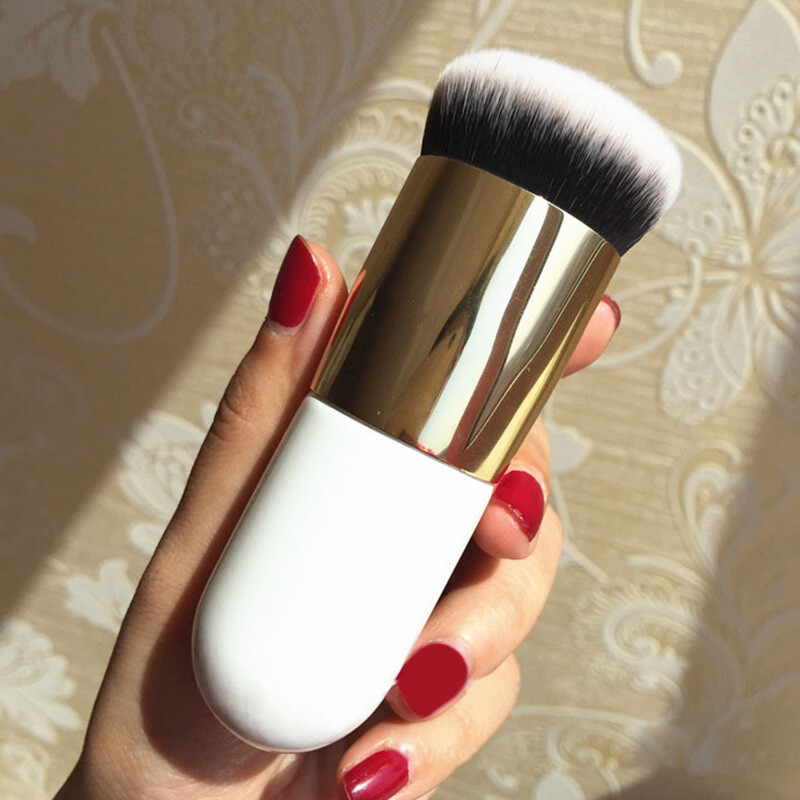 Kabuki Chubby Foundation Brush Flat Cream Make-up Professional Brush