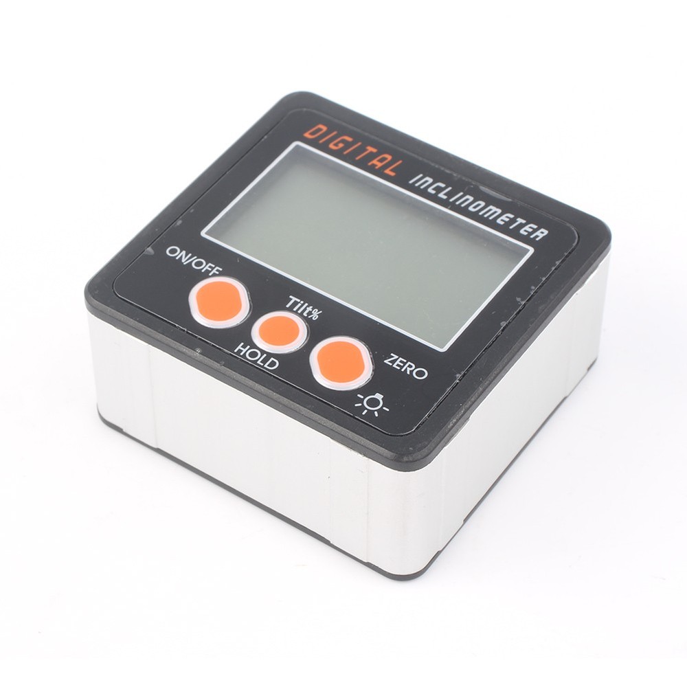 4*90° Digital Inclinometer Angle Finder Measuring Level Box LCD Display Plastic