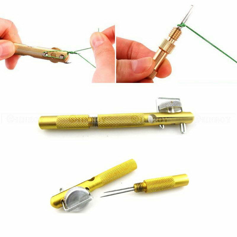 Fishing Hook Knotting Tool Tie Hook Loop Making Device Hooks Decoupling Remover