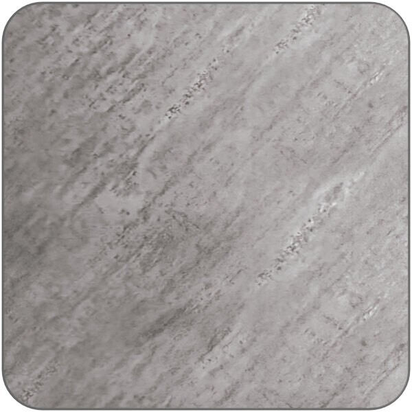 24'' Square Restaurant Table Top with Gray Slate Laminate Top Finish