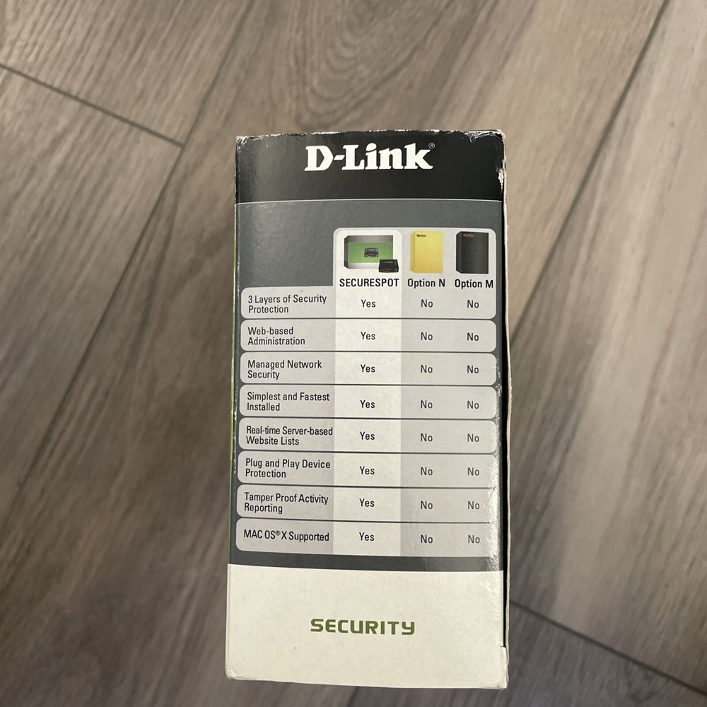 D-LINK DSD-150 SecureSpot Internet Security Firewall Free Shipping