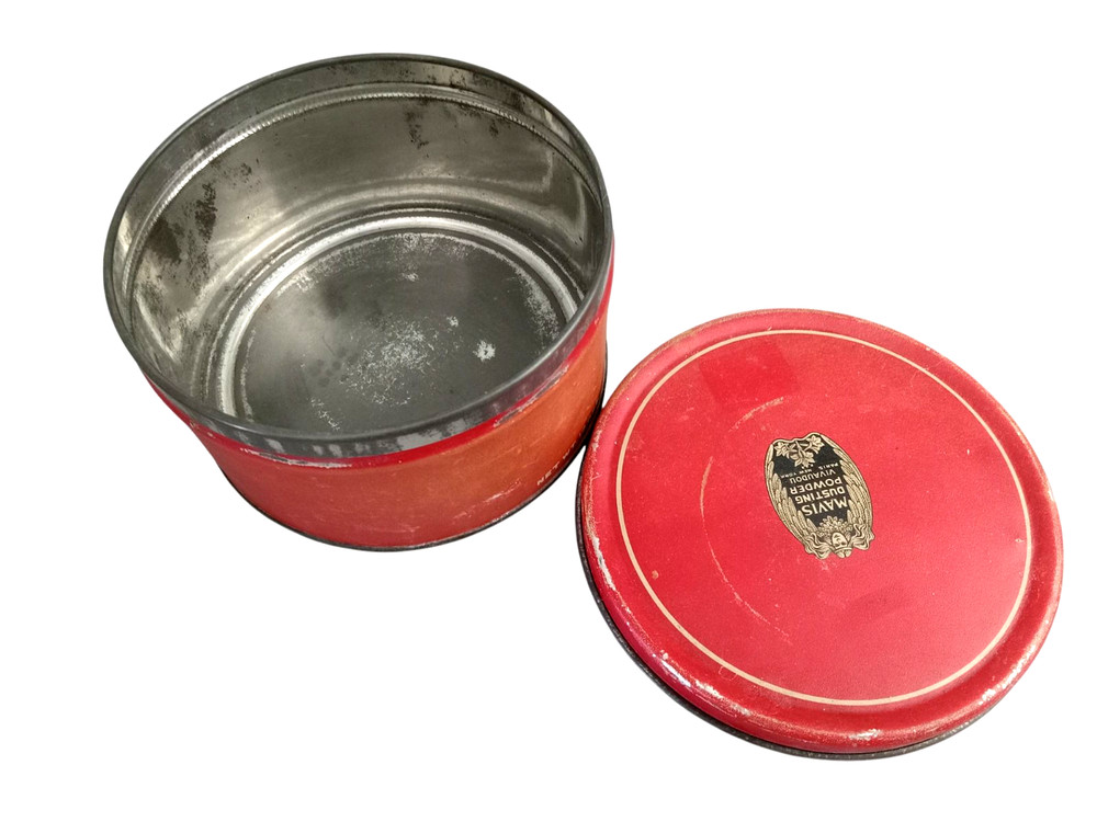 1920's Art Deco Mavis Perfumed Dusting Powder Vivandou Box Tin Container EMPTY