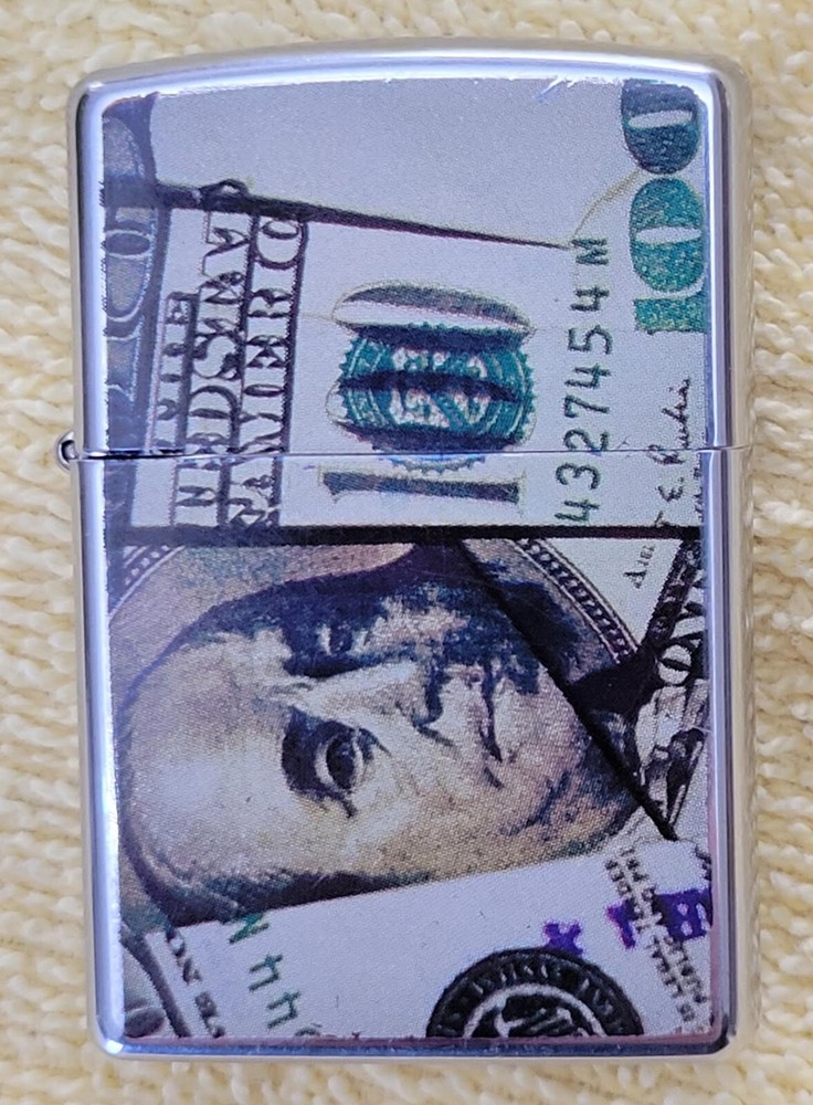 ZIPPO THE BENJAMIN 2005 LIGHTER