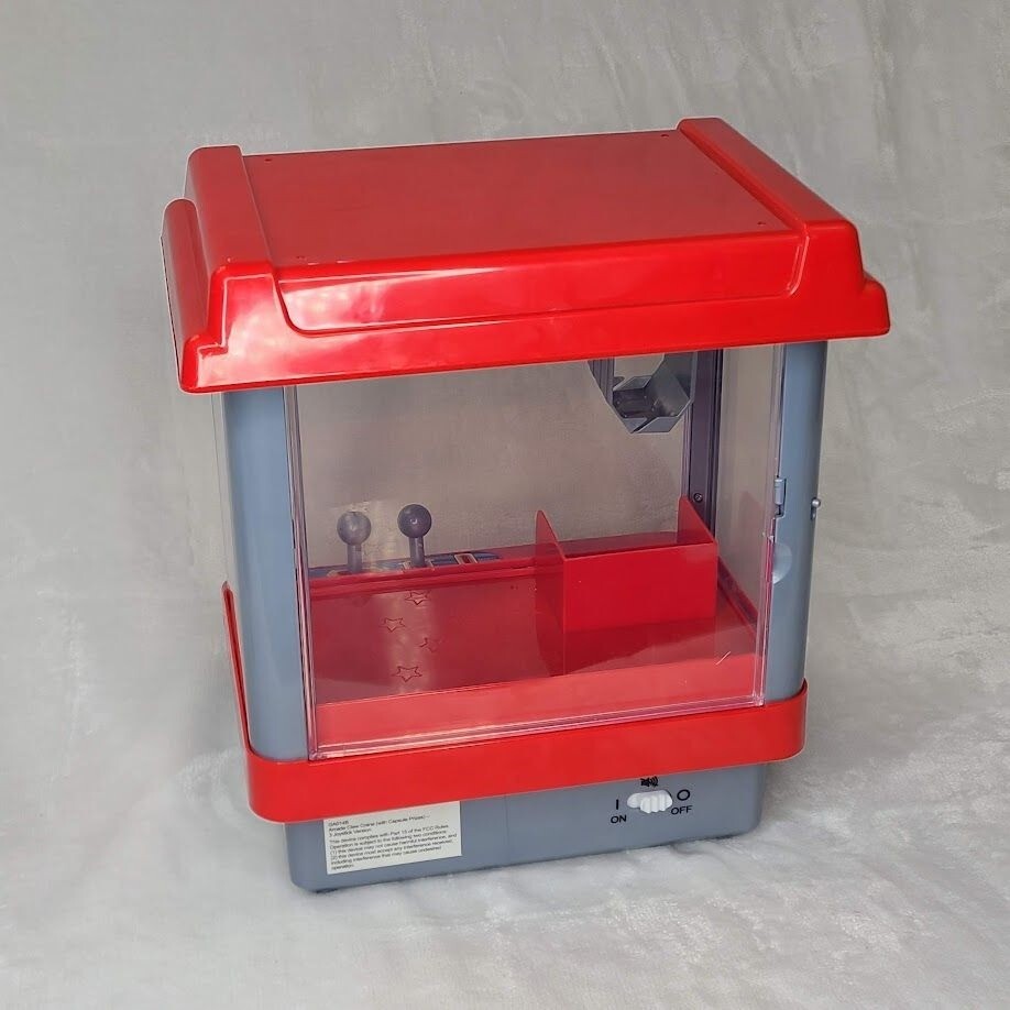 Electronic Arcade Crane Claw Machine Game Table Top Toy Vending Candy Dispenser