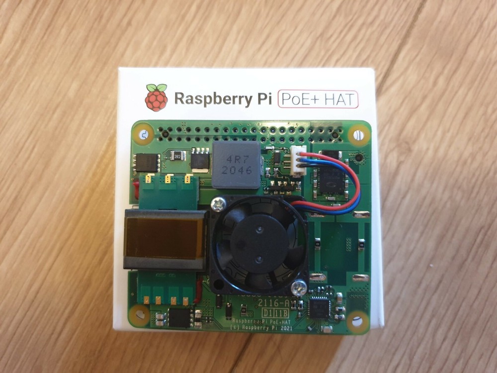 Raspberry Pi 4 Pi4 PoE+(PLUS) Hat Case Power over Ethernet Box Mount Wall / VESA