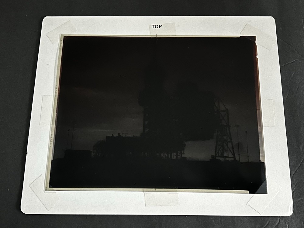 1982 NASA KSC Space Shuttle Columbia STS-4 Launchpad Presentation Transparency