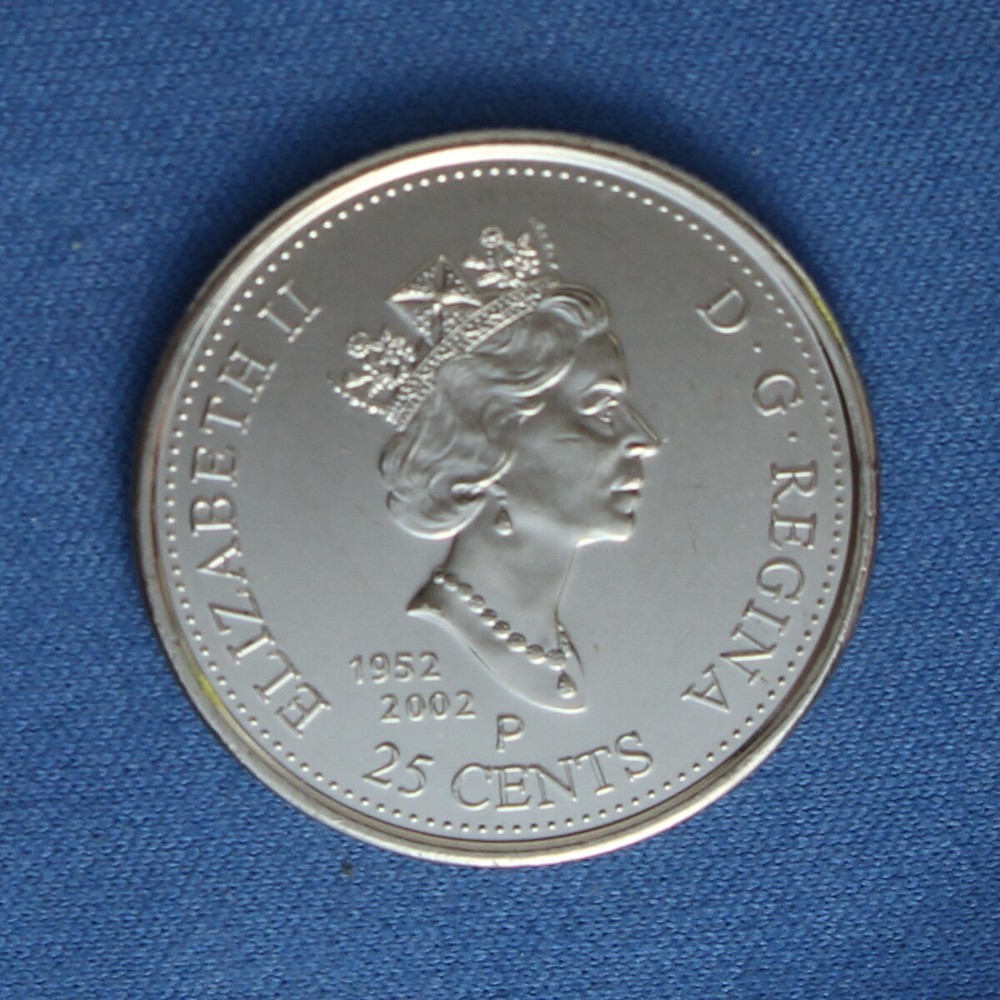 Canada 2002 Canada Day Quarter (25 Cents) from a Mint Roll