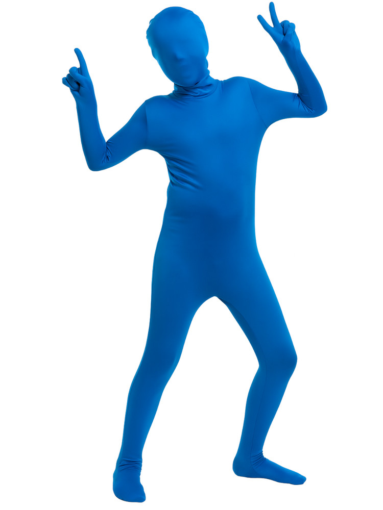 Basic Blue Spirit Bodysuit Child's Costume