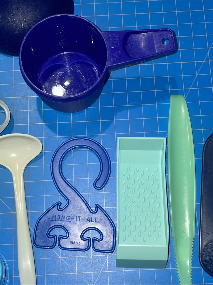 Tupperware Kitchen Utensils 11 Piece Accessories Lot Blue
