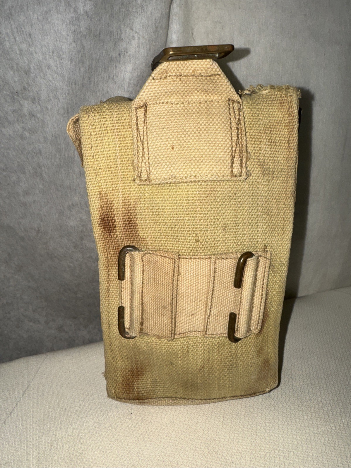 Original WW2 British Army 37 stamps Webbing MT Pouch ORIGINAL 1940’s