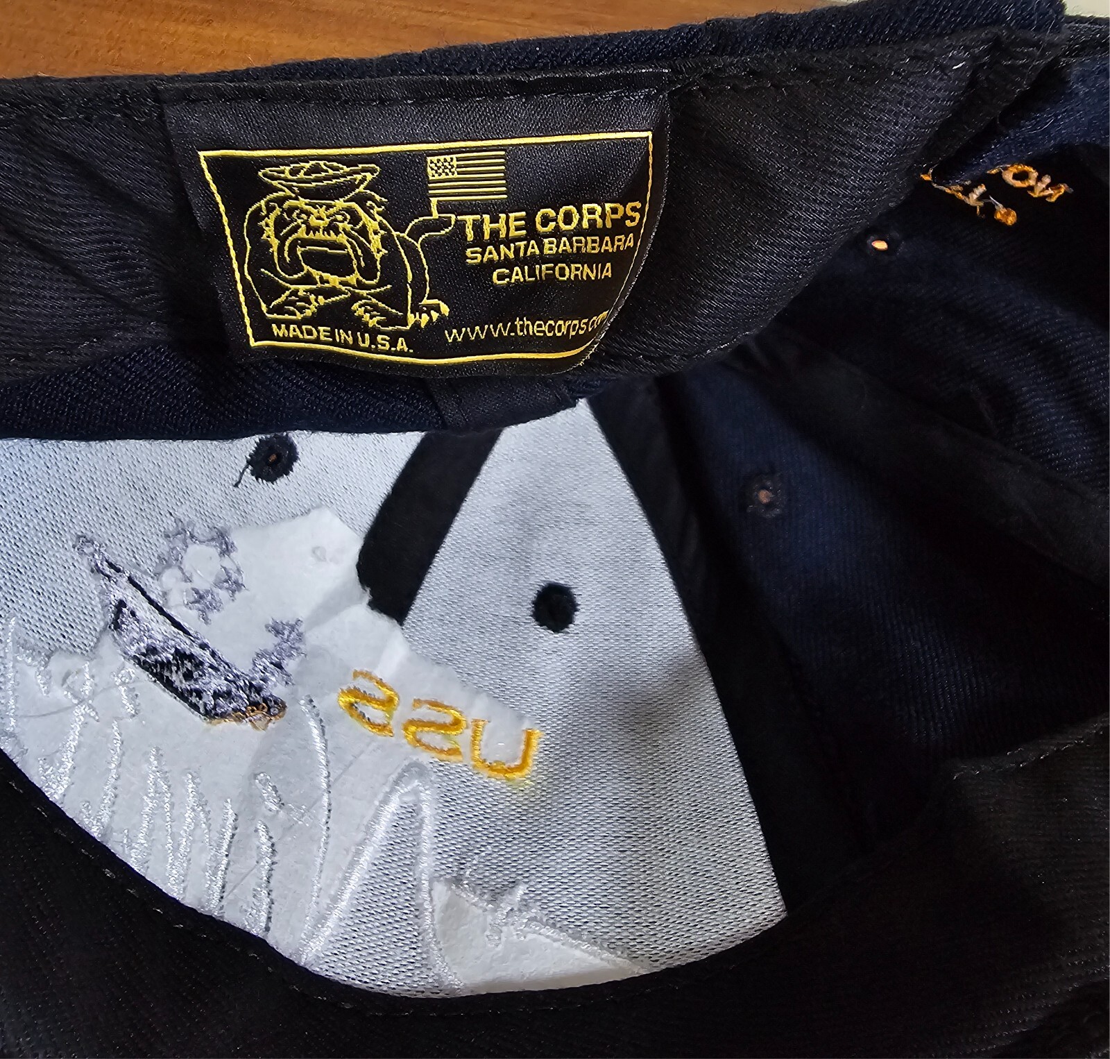 USS Nimitz CVN 68 US Navy Nuclear-powered Aircraft Carrier The Corps Adj Hat Cap