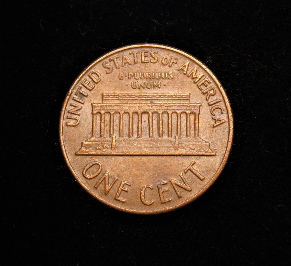 1972-D Lincoln Memorial Cent Lamination