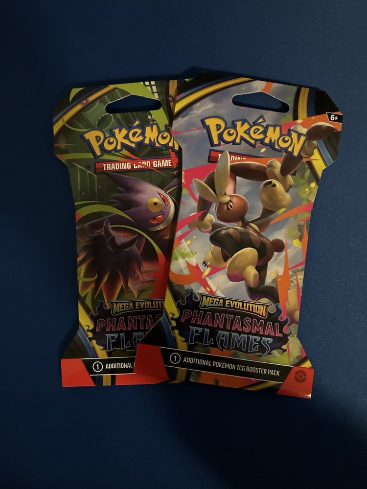 Pokémon Mega Evolution Phantasmal Flames Sleeved Booster Pack X1