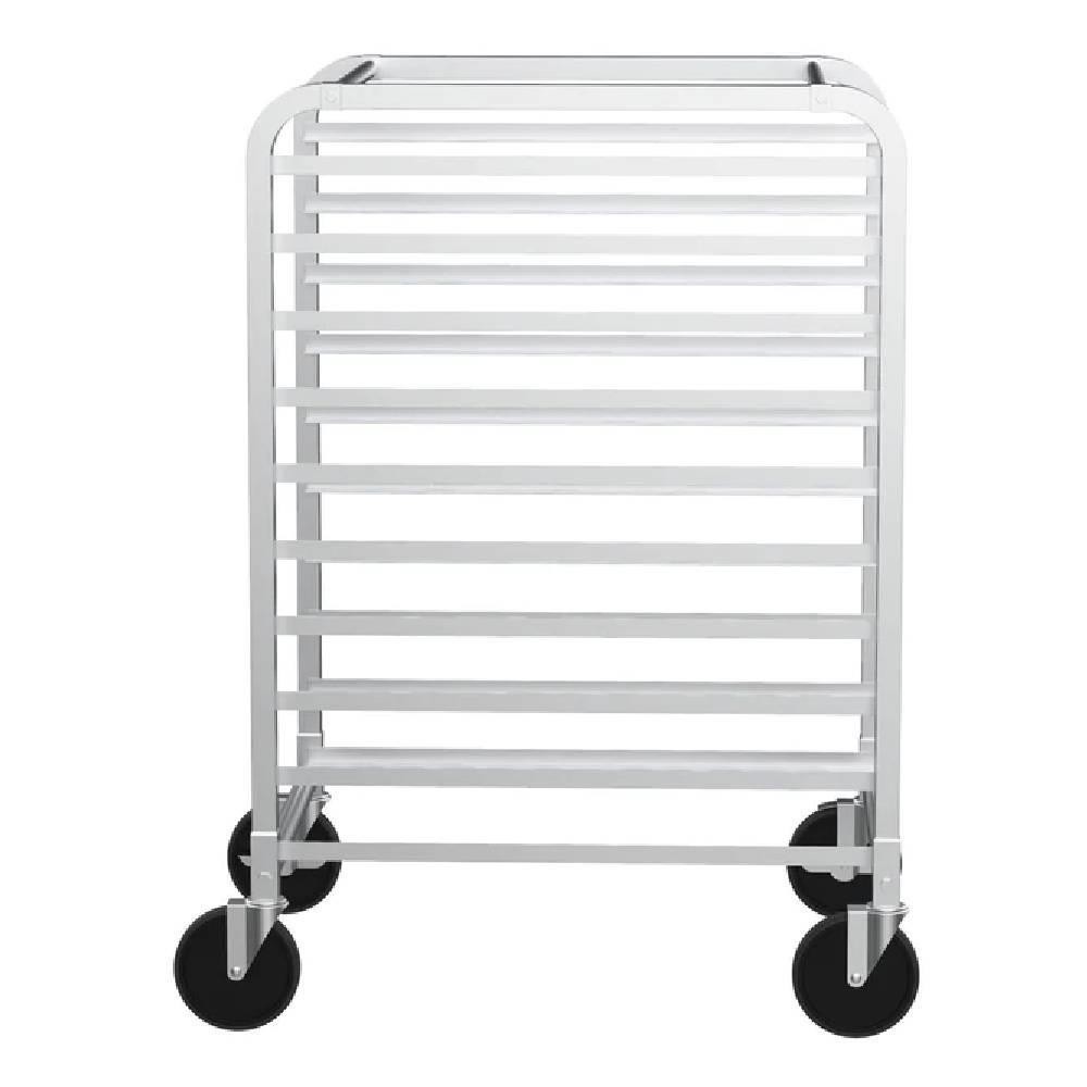 Heavy Duty 10-Tier Sheet Pan Rack w/ 4 Brake Wheels - Holds 20 Half Size Pans