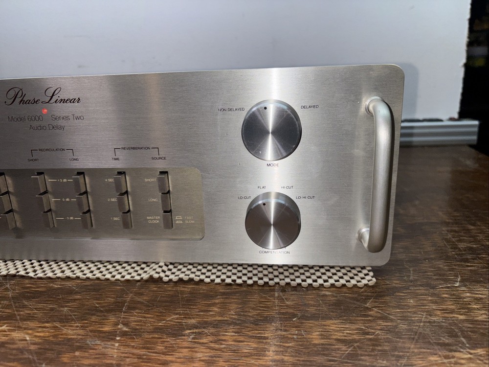 Phase Linear Audio Delay Model 6000 Series Two W/ Rack Handles - Works -Original