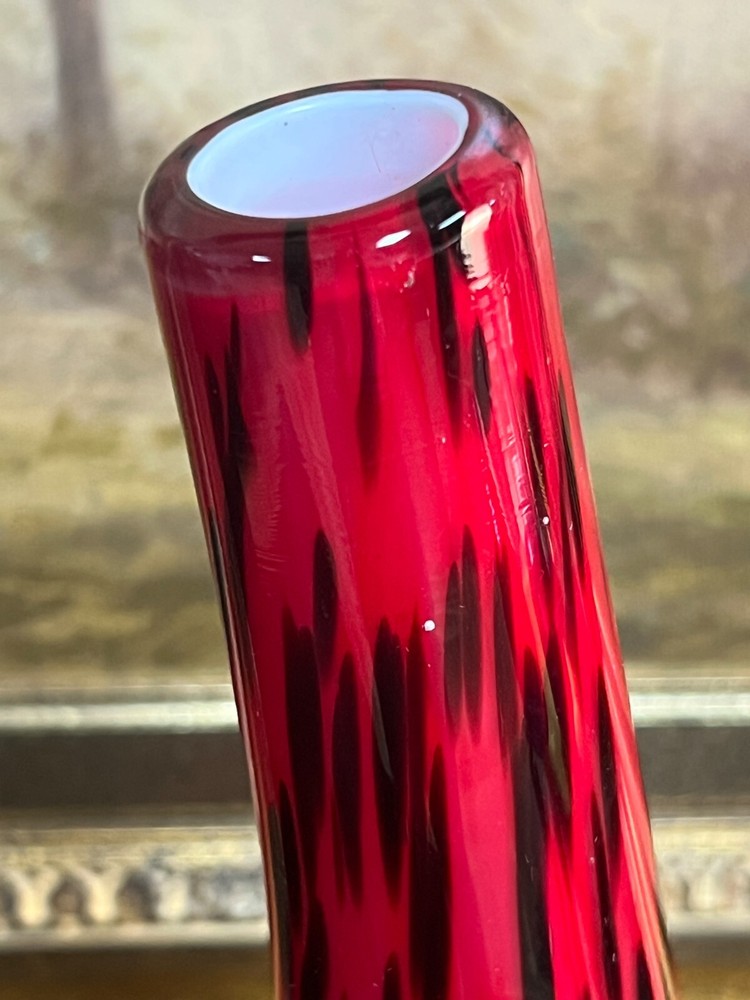 Exotic Curved Cylinder Vase