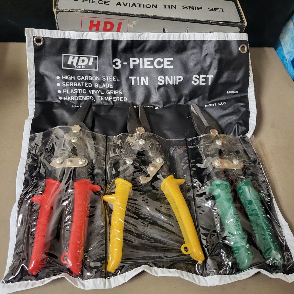 3-Piece Aviation Tin Snip Set
