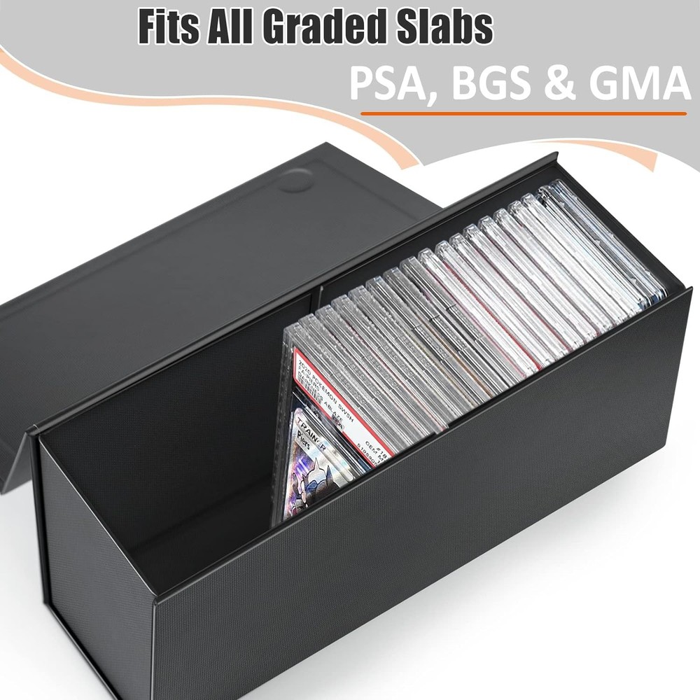 PSA Graded Card Storage Box, Holder Container...