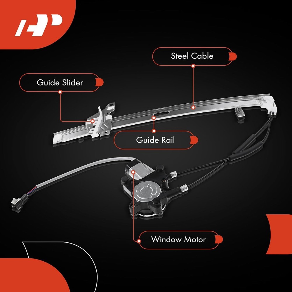 Power Window Regulator with Motor Compatible with Kia Front Passenger (RH)