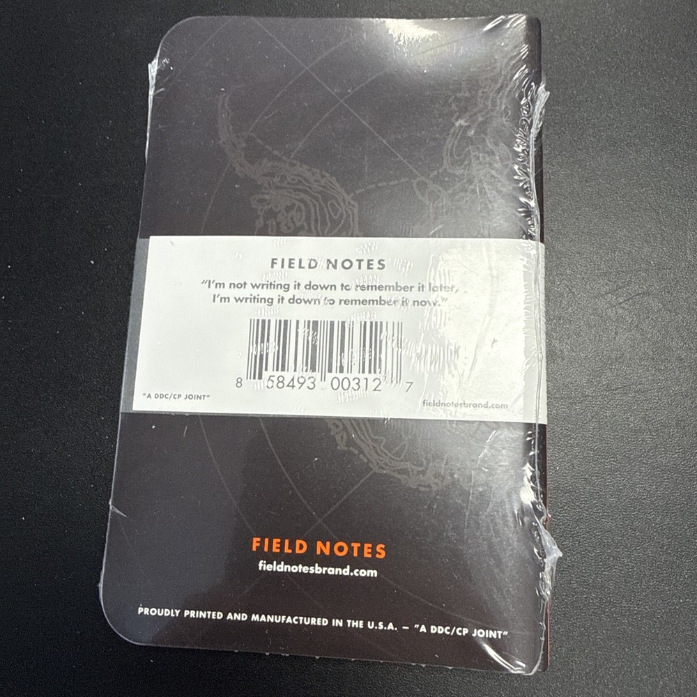 FIELD NOTES EXPEDITION NOTEBOOK 3pk DOT GRAPH WATERPROOF FNC-17 SEALED