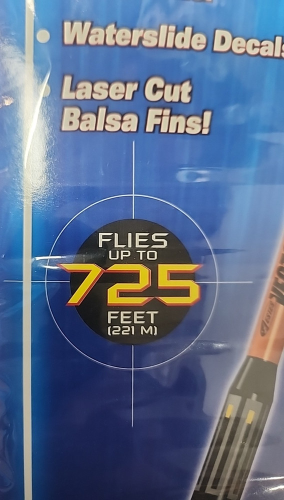 Estes Vector Force #3210 NEW Model Rocket Kit Free Shipping!