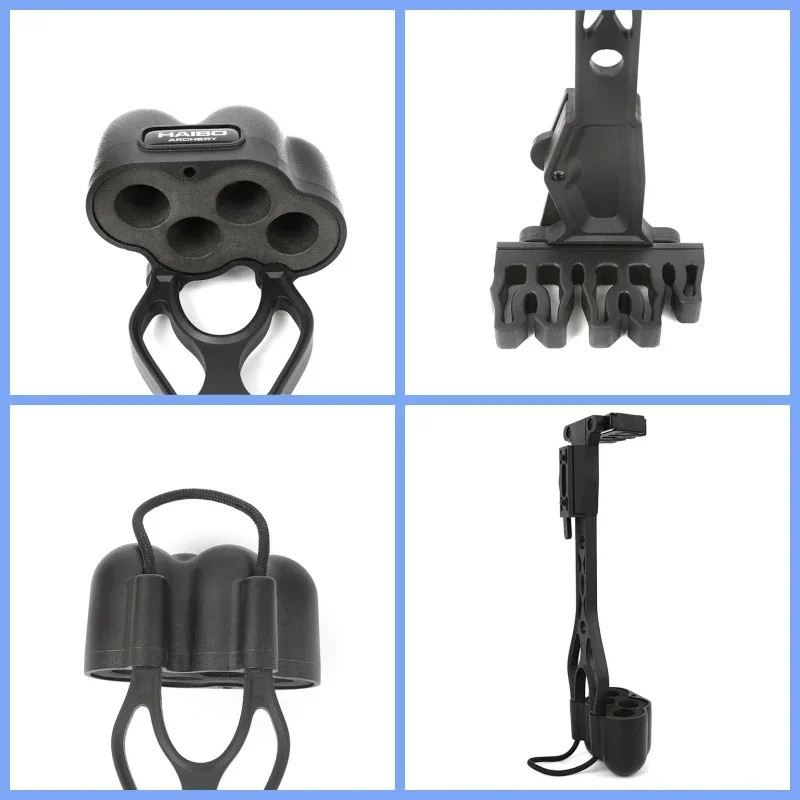 Archery Arrow Quiver Hold 4 Arrows Storage Adjustable Removeable for Outdoor Com