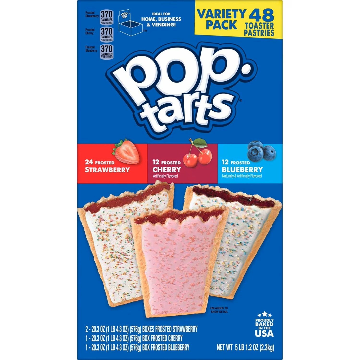 Pop-Tarts Frosted Variety Pack 48 ct Free Shipping