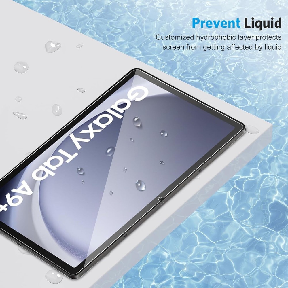 (2 Pack) For Galaxy Tab A9 Plus 11" Screen Protector Tempered Glass Screen Cover