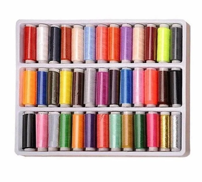 Thread 39pcs Mixed Colors Yarn Machine Spool