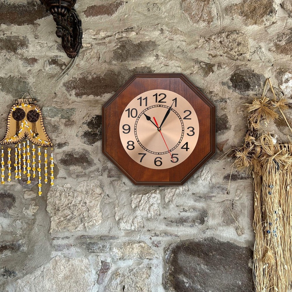 Wall Clock Face, Arabic Numeral Wall Clock Dial, Aluminum Round Dial Panel