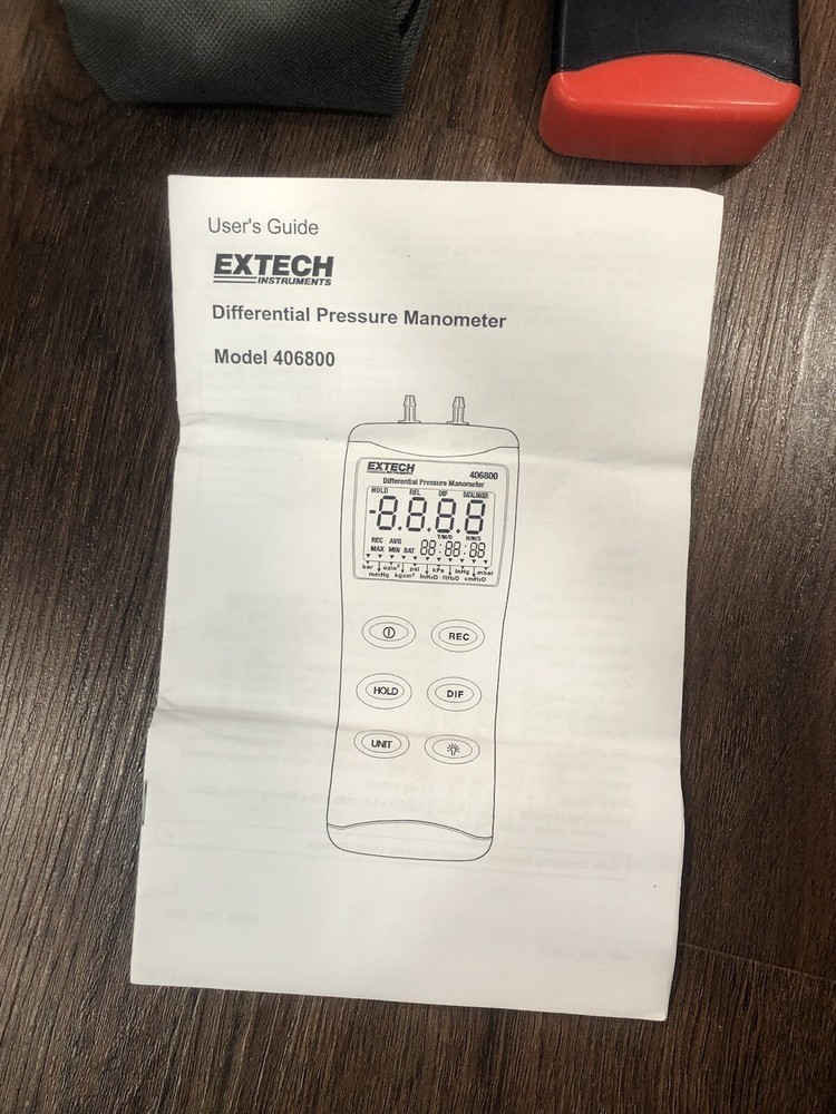 Extech instruments differential pressure manometer Model 406800 - Free shipping